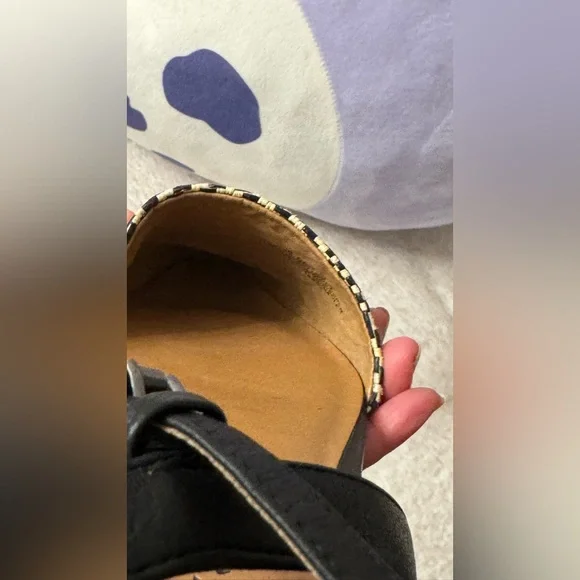 Lucky Brand -- Black/Tan Woven Women's Flats Size 8.5 - Picture 8 of 10